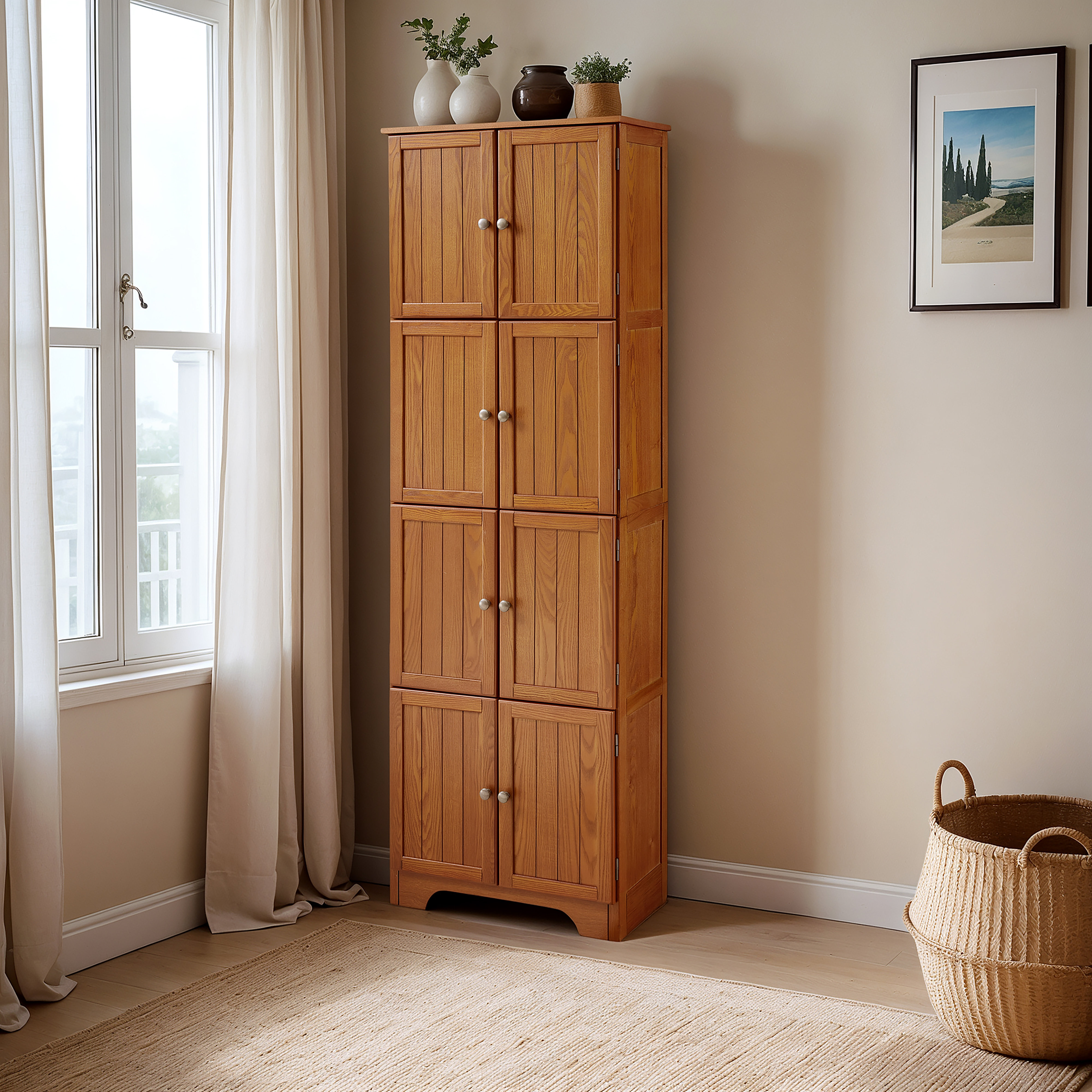 Red Barrel Studio® 72'' 4-Tier Kitchen Pantry & Reviews | Wayfair