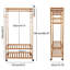 Billman 78.5cm Rolling Clothing Rack