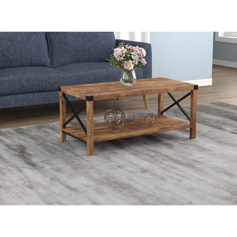 Spates Coffee Table, Brown Reclaimed Wood