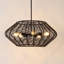 Lustre géométrique en cage à 5 lumières Coldagh