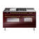 ILVE Nostalgie II 60 Dual Fuel Range, 5 Burners, Griddle, Frenchtop
