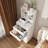 3-in-1 Dressing Table with LED Mirror & Storage Stool