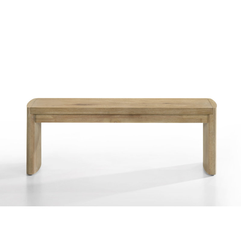 Magnus Wooden Oak Finish 50.5"W Dining Bench