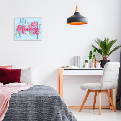 Art rétro giclée Howdy & Cactus par Ziwei Li