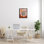 Blooming Plant Leaf Pleasant Desert Crescent Moon par JJ Design House LLC - peinture sur toile tendue