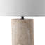 Lampe de table en travertin Jillianna