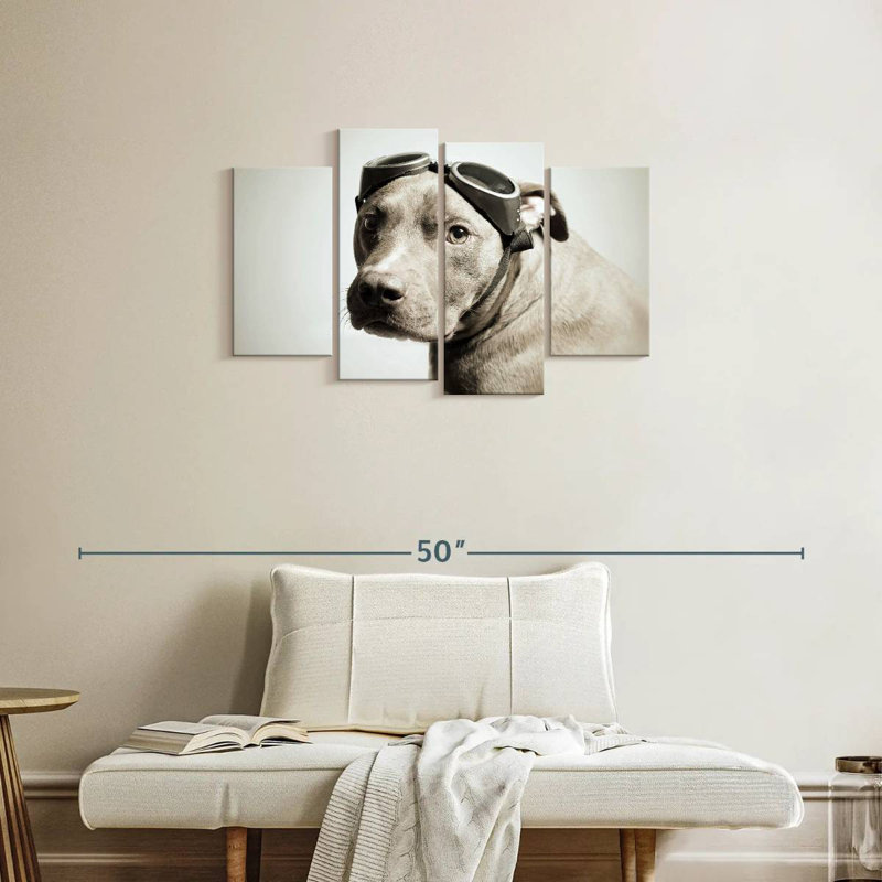 Brampt Aviator Pit Bull, 22" H x 36" W