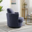 Yelina Polyester Slipcovered Swivel Barrel Chair-1776697154
