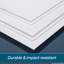 Carreaux de plafond Pro 2 pi x 4 pi Genesis - Installation facile à poser - Imperméable, lavable et ignifuge - PVC de haute qualité pour prévenir les bris - Paquet de 10 carreaux