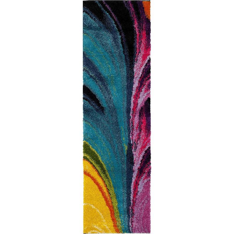 Cleveland Performance Abstract Rug, Runner 2'3" x 8'