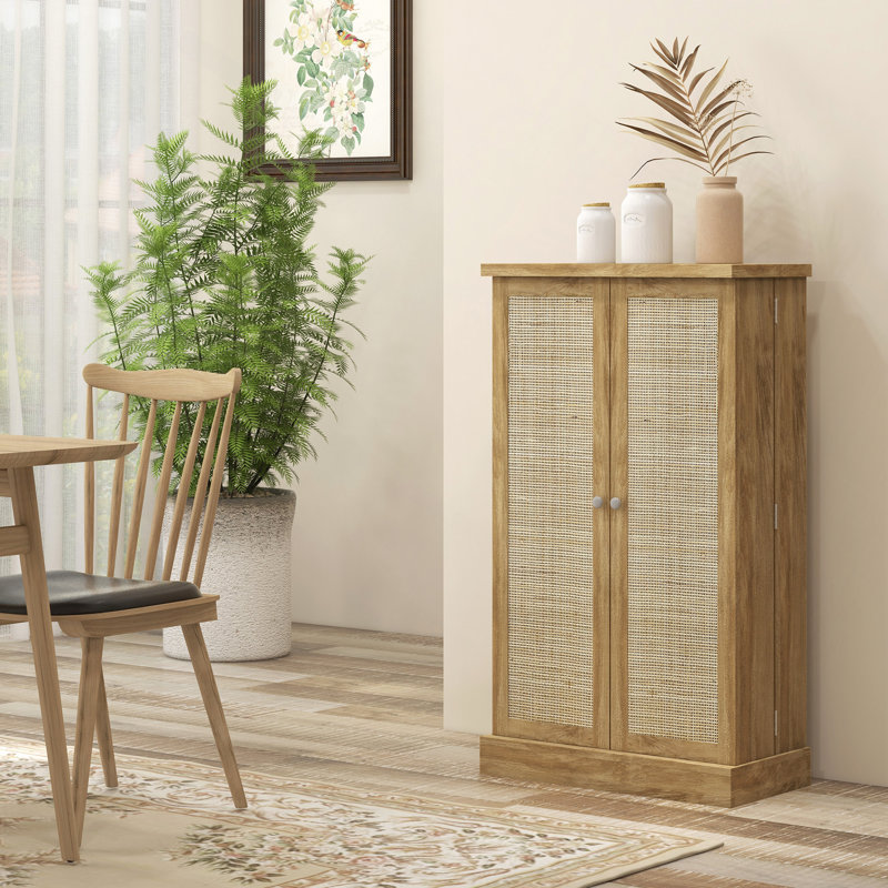 Armoire de rangement pour garde-manger de 41 po, armoire de cuisine autoportante avec 12 tablettes de porte, portes doubles, étagère à 5 niveaux et tablettes réglables
