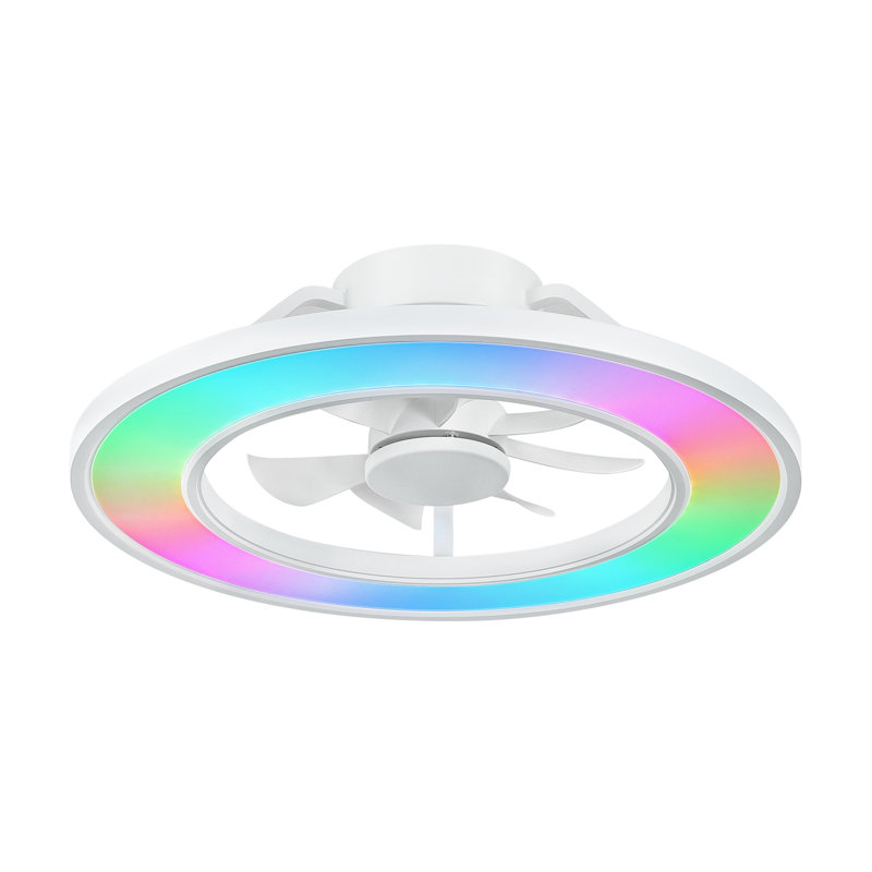 20" Modern Rgb Ceiling Fan