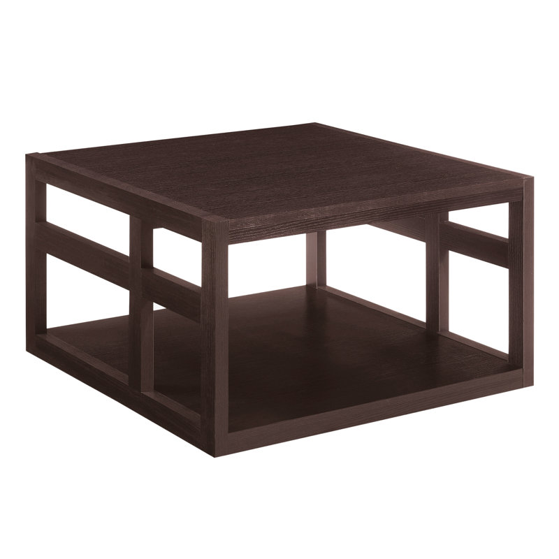 Gossett Floor Shelf Coffee Table, Espresso
