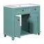 Meuble-lavabo simple avec plateau en résine 35,40 po Edras