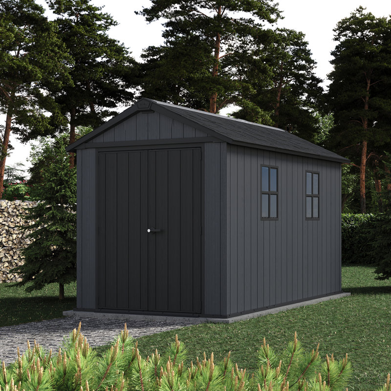 Keter Newton 7 ft. W x 12 ft. D Apex Outdoor Garden Shed
