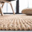 Tapis en jute tissé à la main Lin-794737772