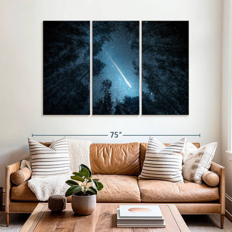 Oberle Comet Over Trees, 42" H x 65" W