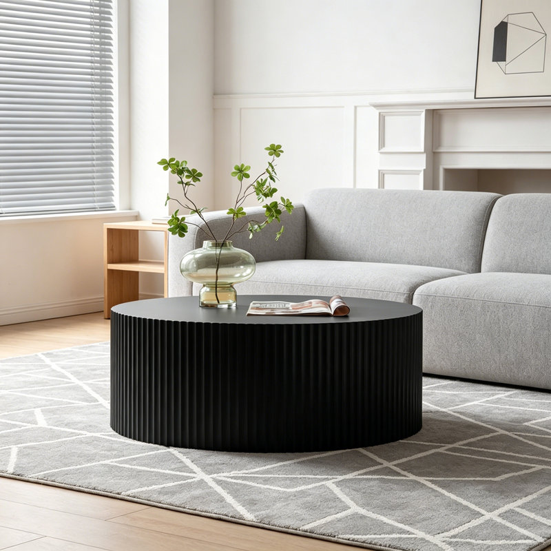 Round Shape Jagger with sturdy base, Noir
