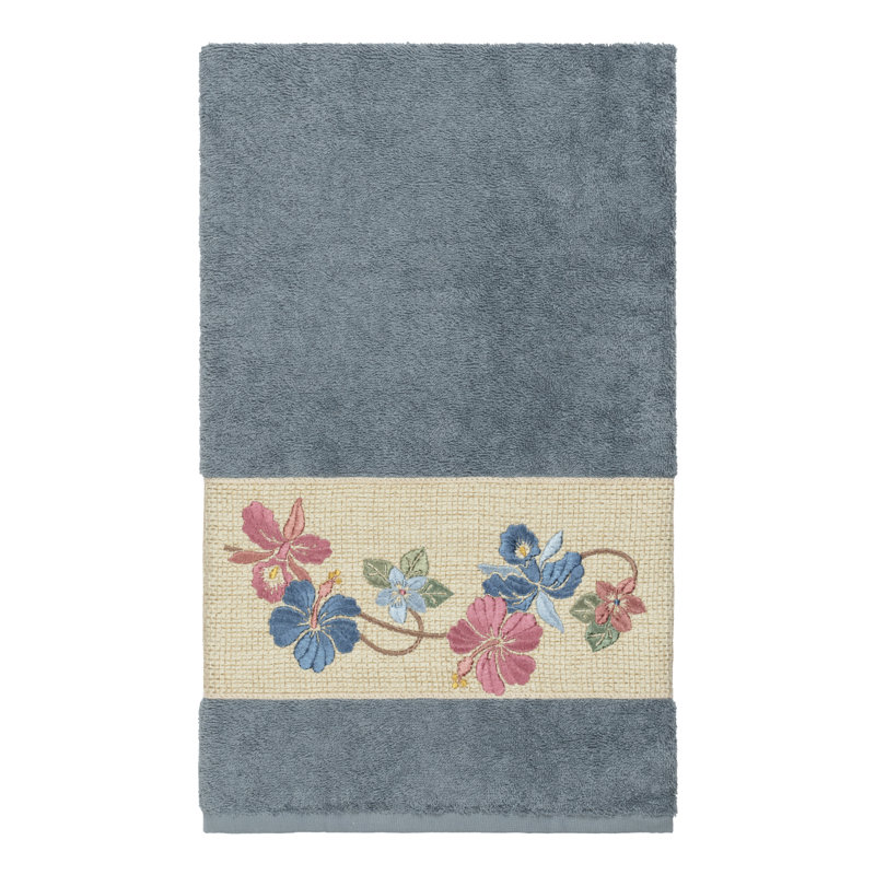 Caroline Turkish Cotton Midweight Bath Towel, Teal