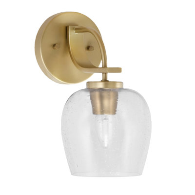 Cavella Wall Sconce Shown With 6" Glass