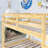 Wood Frame Twin Over Twin Size Bunk Bed With Ladder,Strengthened Slats-321203898