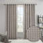 Rideaux et rideaux doublés en molleton isolant thermique, polyester 50 x 63 pouces, style hiver douillet pour la maison