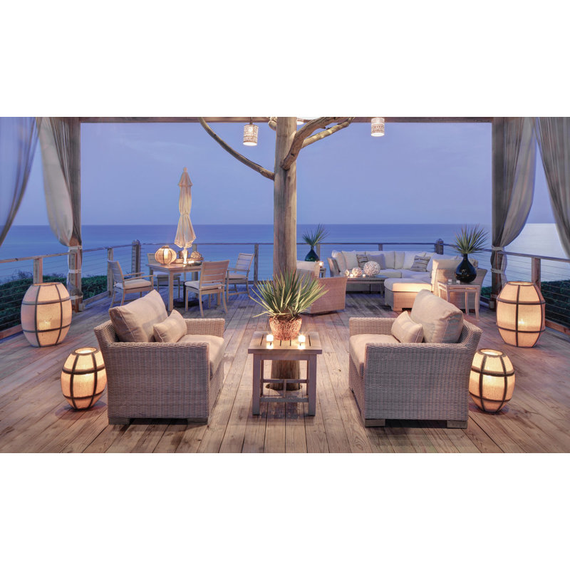 Club Outdoor Side Table, Oyster