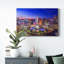 29_Indianapolis, Indiana Cityscape, toile tendue avec châssis de qualité supérieure - prête à être accrochée-962291361