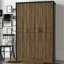Buchholz 3 Door Solid + Manufactured Wood Wardrobe