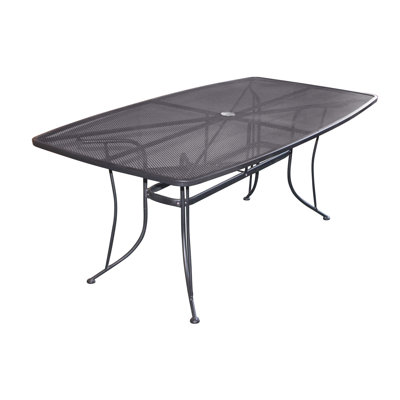 Steel Dining Rectangular Table 70" X 38"