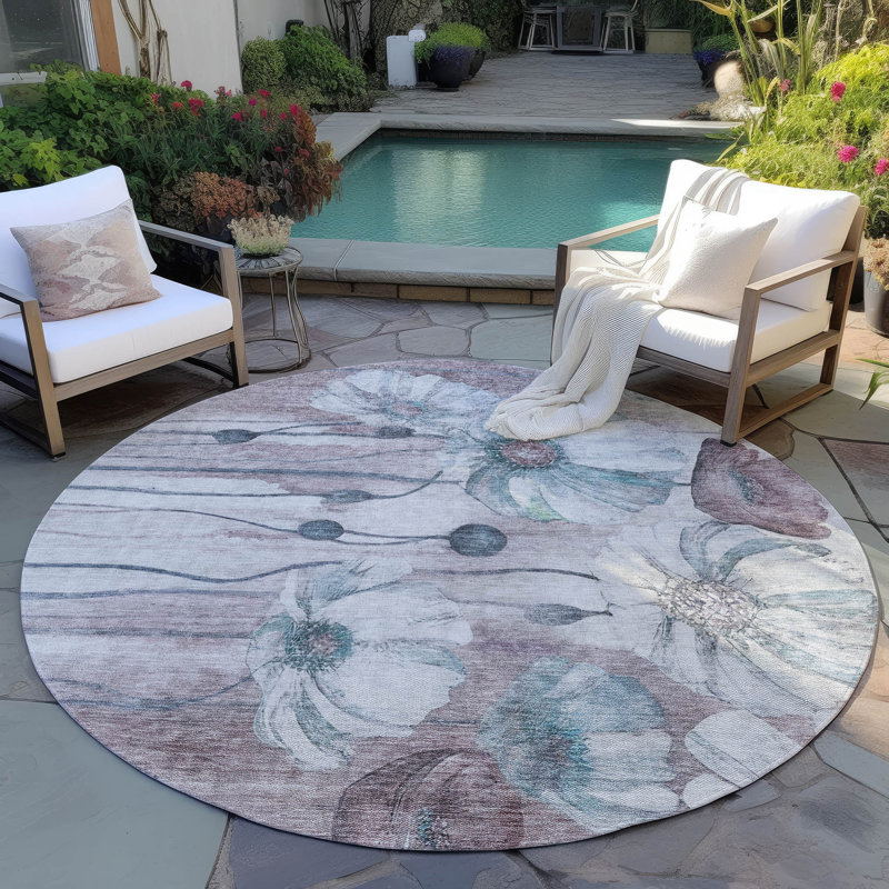  Emblyn Area Rug, Round 8'