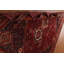 Tapis unique en laine noué à la main de style années 1950 de 7 pi 1 po x 10 pi 2 po Saja