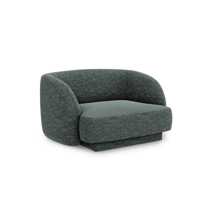Adoraim 109Cm Wide Armchair, Petrol 100% Structural Polyesters