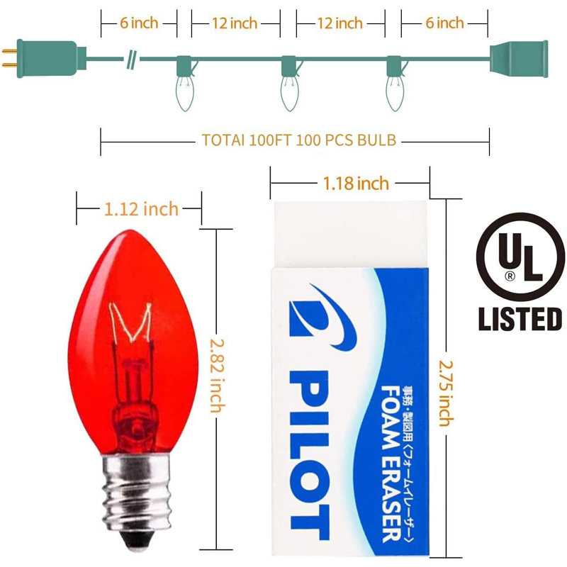 Guirlande 100 lumières