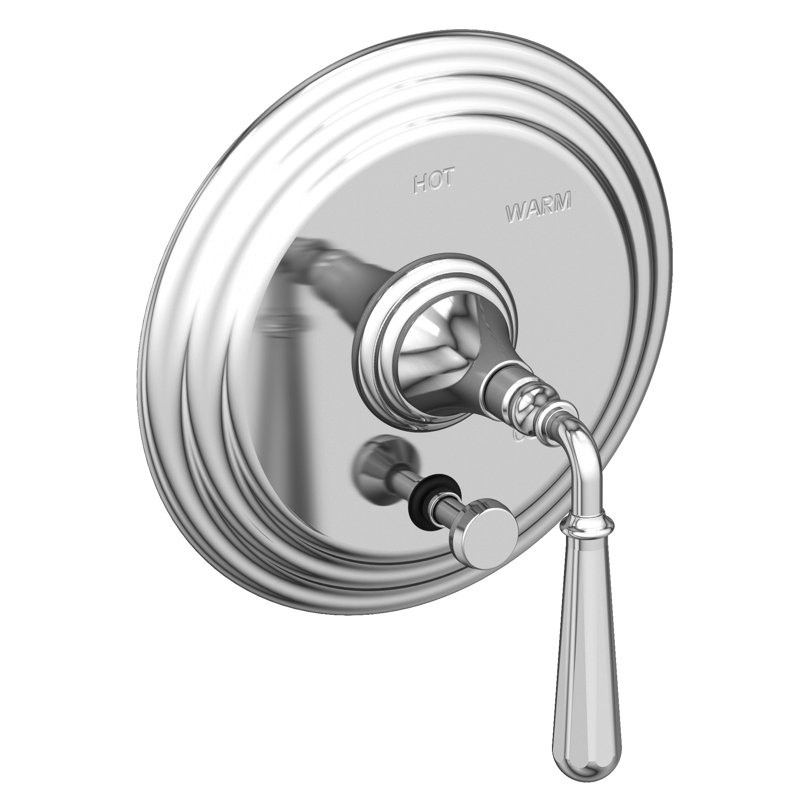 Balanced Pressure Tub & Shower Diverter Plate With Handle. Less Showerhead, Arm And Flange.