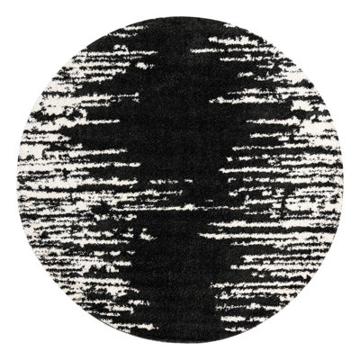 Tapis noir / blanc Knupp