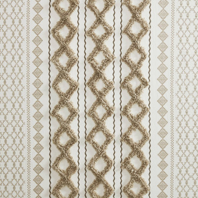 Imani 100% Cotton Tufted Chenille Shower Curtain