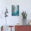Winston Porter 'Turquoise Crystal Layers' by Svetlana Aleynikova Metal Wall Art-1750568661