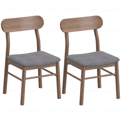 Bedroom Chairs,Curved Backrest Kitchen Chairs,Dining Room Chairs,Set of 2 Dining Chairs(Only Chair)