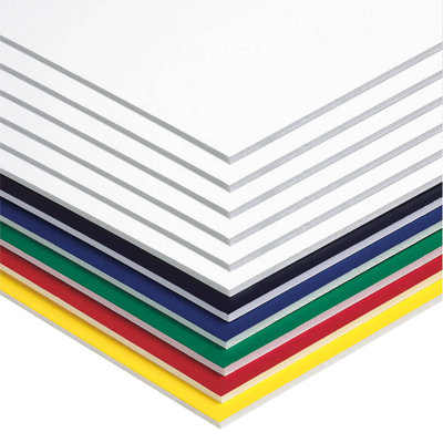 Pacon Corporation Ucreate Foam Board, 6 Assorted Colors, 20" X 30", 10 Sheets