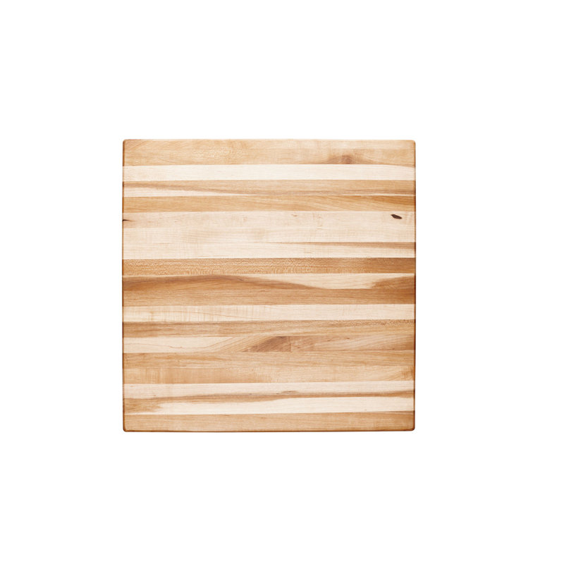 Canadian Maple Butcher Block Cutting Board, Reversible With Recess Handles