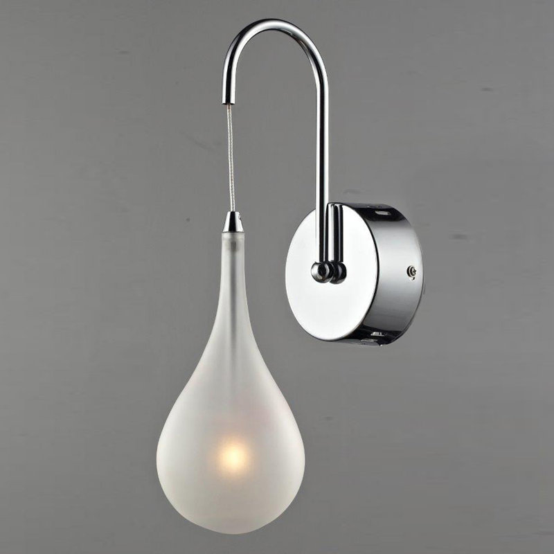 Fabrizio Glass LED Armed Sconce