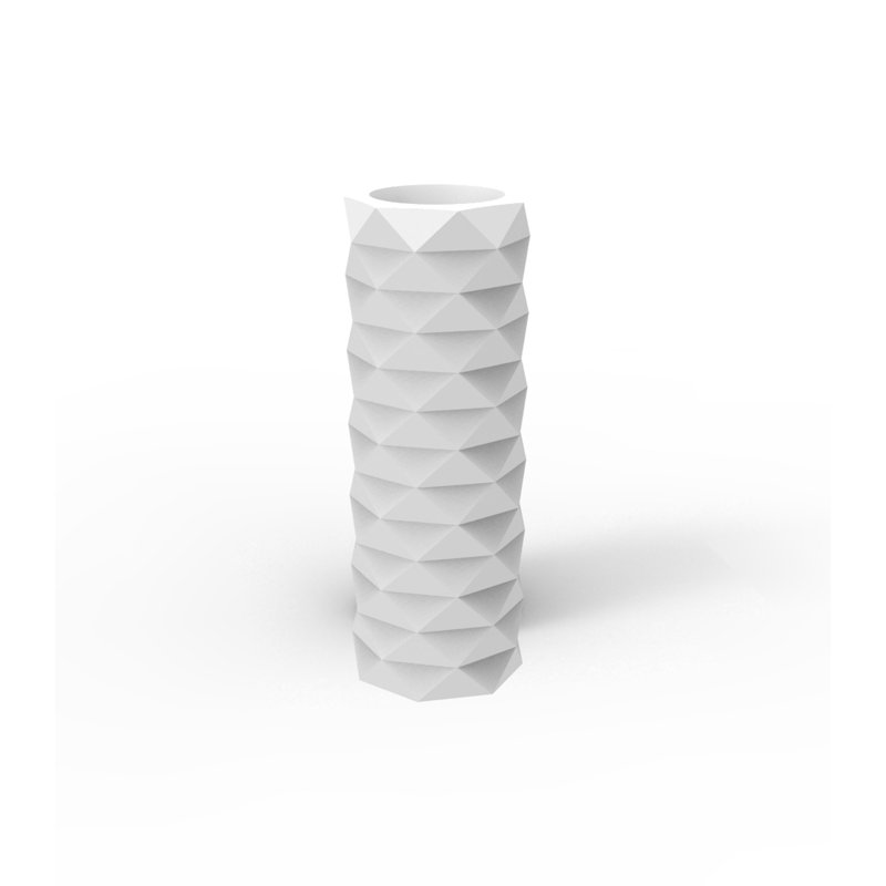 Marquis Resin Pot Planter, 33.75" H x 11.75" W x 11.75" D, White