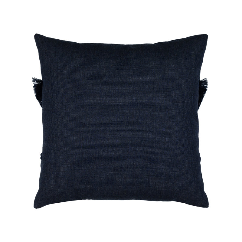 Tavarua Outdoor Square Sunbrella® Pillow Cover & Insert, Indigo