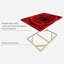 Impression sur toile «Damp Red Rose»-92279857