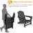 Foldable Outdoor Adirondack Chair With Ottoman-86713957