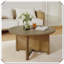 Table basse ronde en rotin tissé, fonctionnel, polyvalent, pratique, élégant et compact