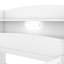 Lit plateforme simple en bois avec éclairage à DEL intégré, tête de lit avec rangement et garde-corps-1774556018