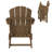 HDPE Folding Outdoor Adirondack Chair-61533930