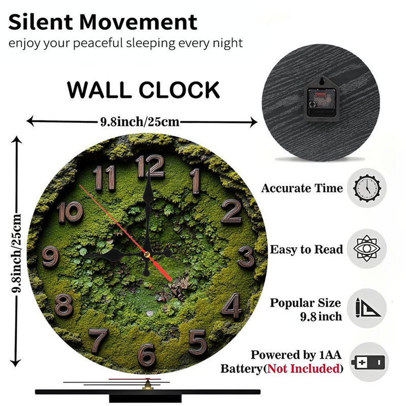 Colorful Rabbit Clock